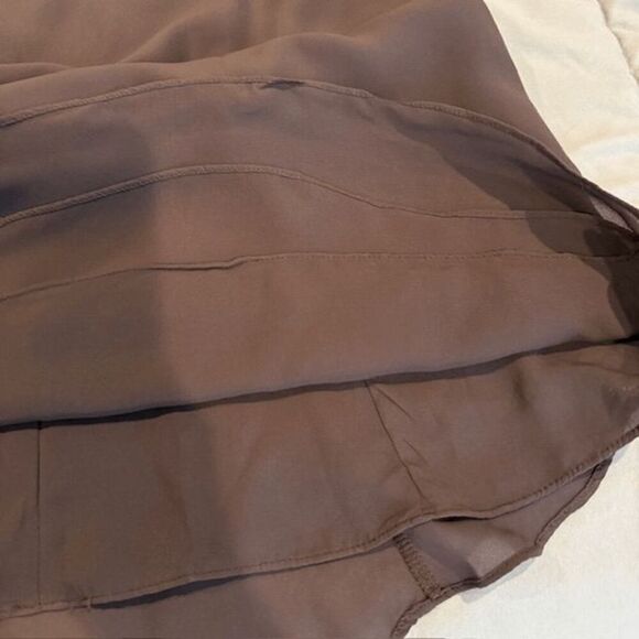 House of CB Naomi Halter Midi Dress Espresso Brown Back Zip Plus Cup Size XS - Picture 10 of 16